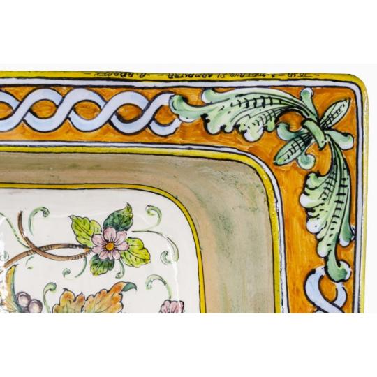 taliansky rucne malovany stredomorsky drez keramicky taliansky toskansky kuchyna obyvacka velky klasicky elegantny rustikalny vzorovany rucne malovany lameridiana kupelna.jpg